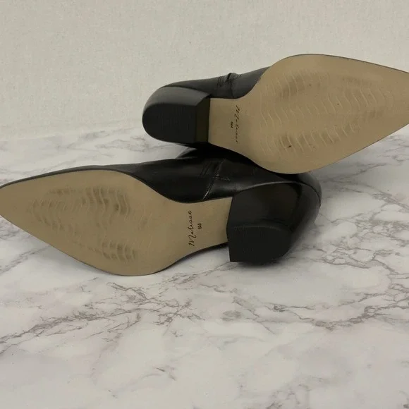 Matisse Caty Leather Booties Size 8 Black Leather Pointed Toe Ankle Boots - Picture 10 of 15